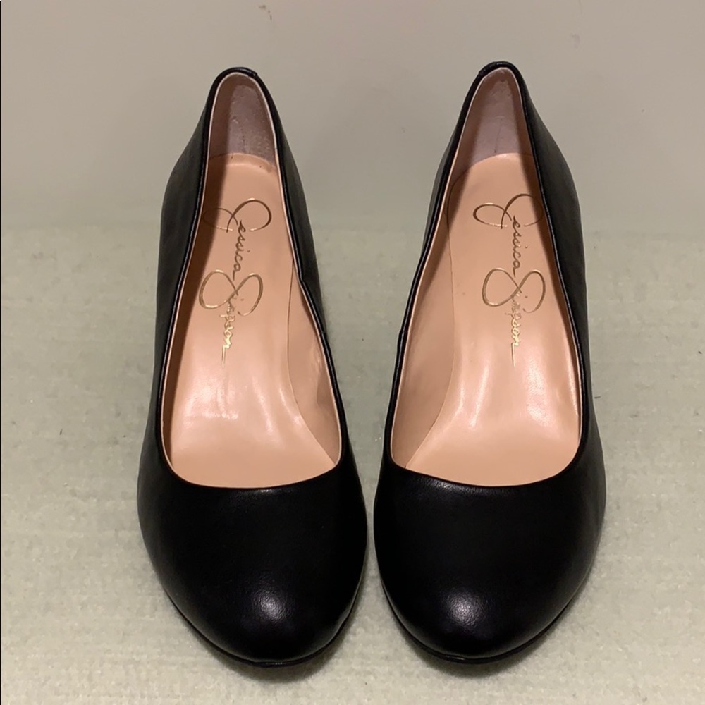 Jessica Simpson Black 3” Wedge Shoes size 9M